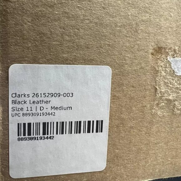 Clarks Whiddon Mens Oxford Black Size 11 M main image 6